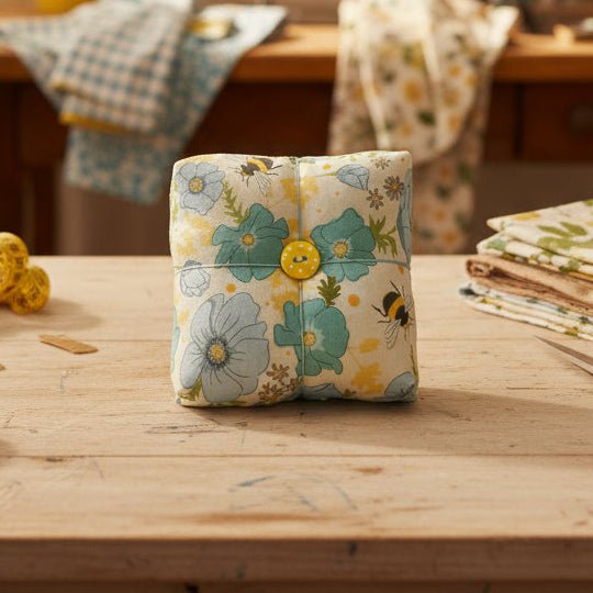 Parcel Pincushion - Bees - Rose & Thimble