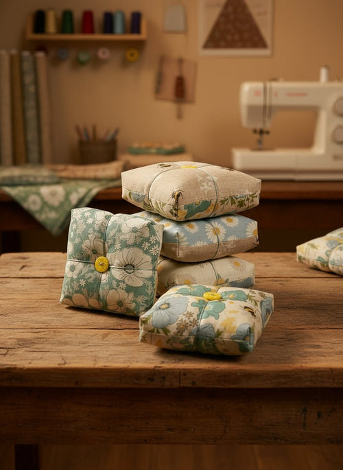 Parcel Pincushion - Bees - Rose & Thimble