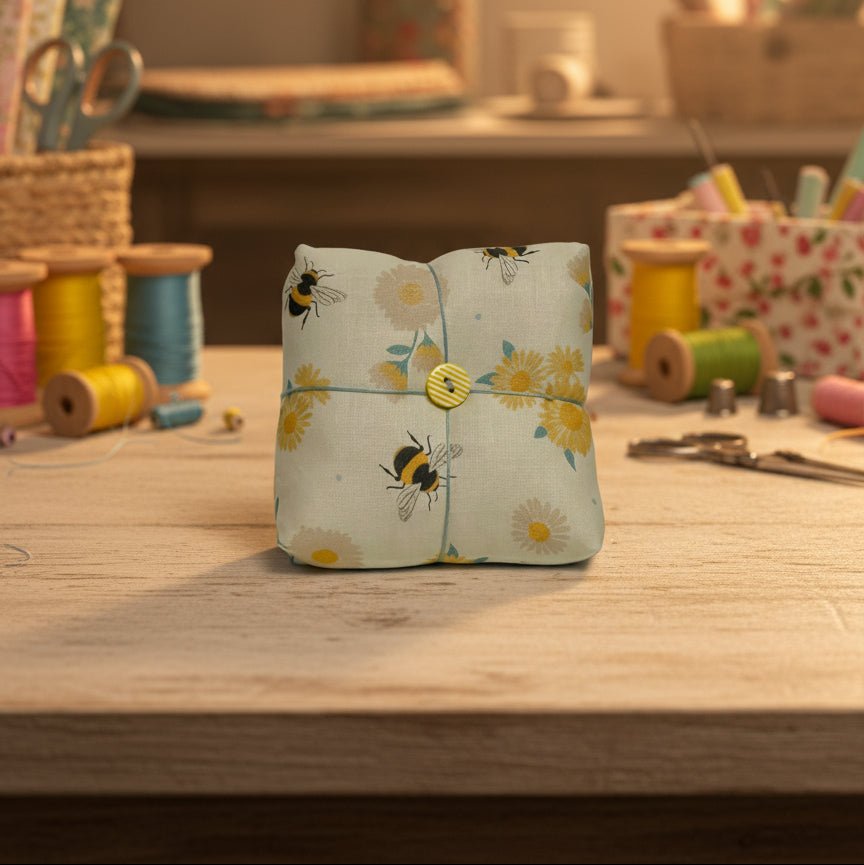 Parcel Pincushion - Bees - Rose & Thimble