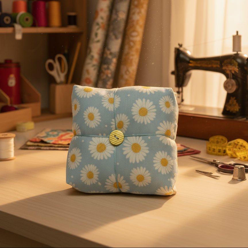 Parcel Pincushion - Bees - Rose & Thimble