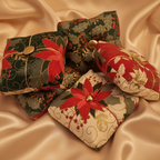 Seasonal Christmas Parcel Pincushion - Rose & Thimble